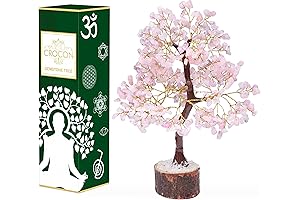 Rose Quartz Gemstone Tree: A Nurturing Touch of Positive Energy, Feng Shui, and Chakra Alignment
