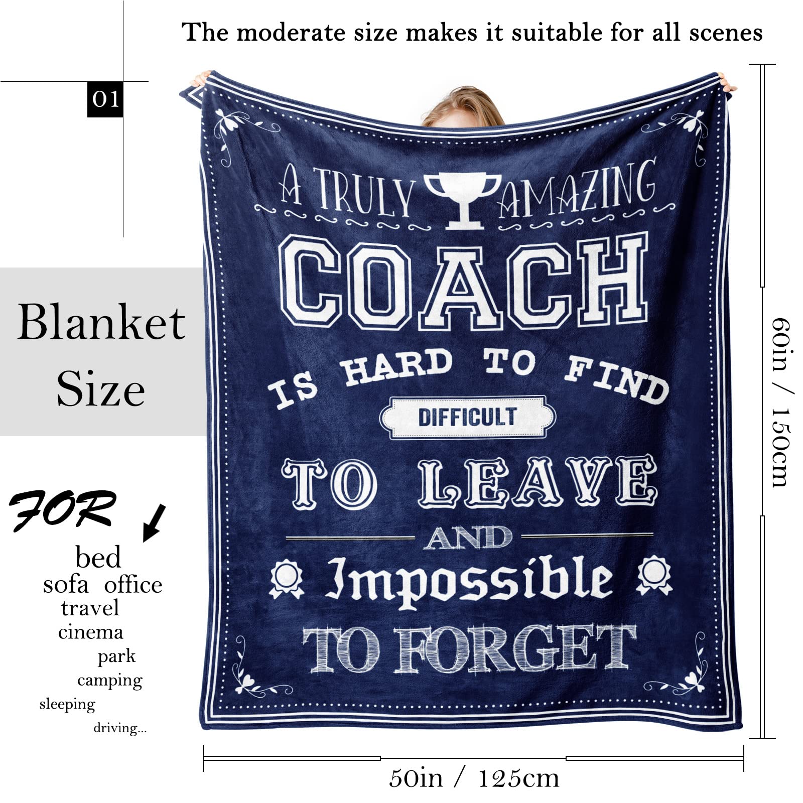 COACH＊毛布 Amazon｜Coach Gifts ブランケット 60インチ x 50インチ