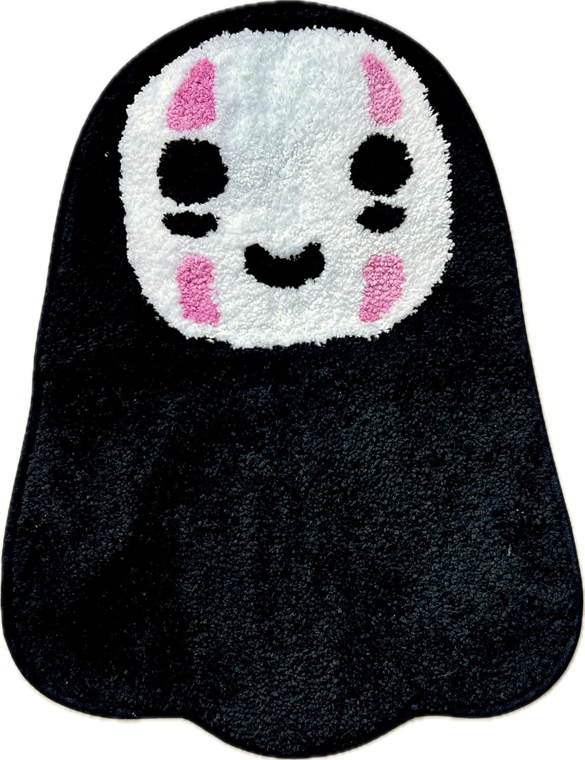 No Face Tufted Rug | No Face Soft Rug | Anime Character Non-Slip Bath Mat | Non-Slip Soft Washable Area Rug | Animal Theme Floor Mat Carpet for Bedroom, Living Room