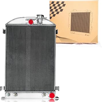 4 Rows Radiator For 1932 Ford hot rod & Chevy 350 V8, Radiator For 1933-1936 Ford Chevy V8 Engine, Radiator For 1930-1931 Ford Model A, Chevy V8 Engine