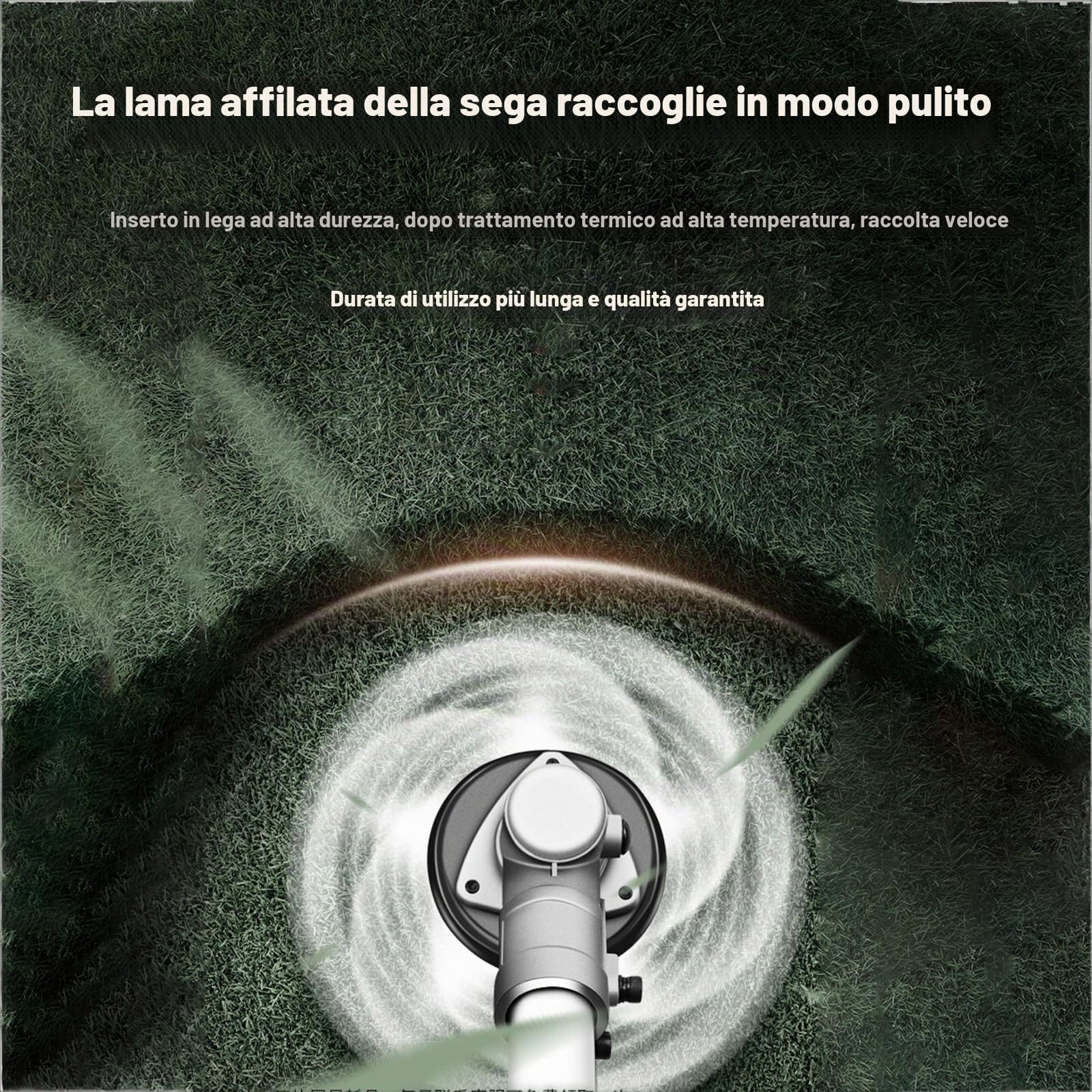 Macchina da giardino multifunzione a 4 tempi, con 8 accessori, per paesaggistica e agricoltura