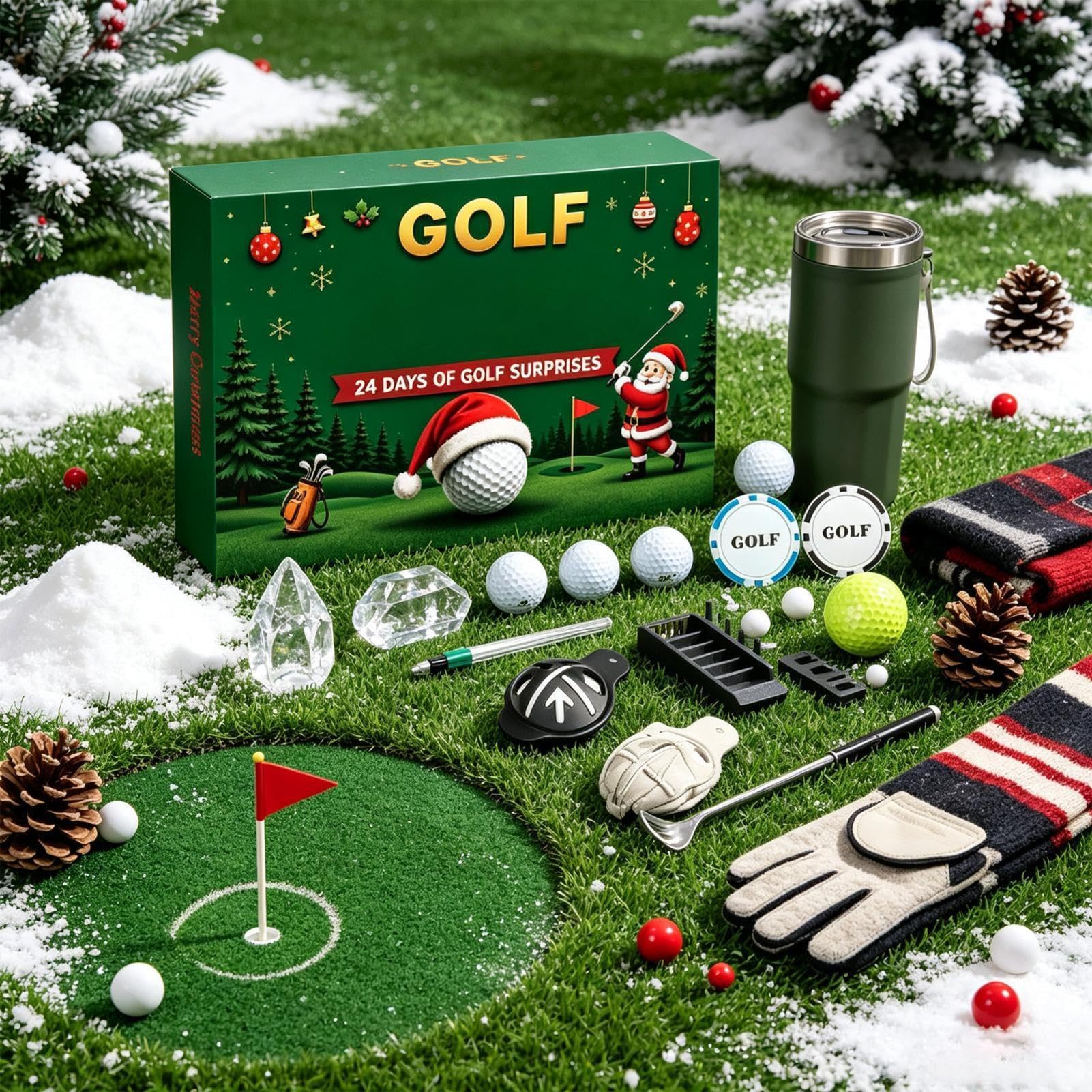 Calendario per il conto alla rovescia per il golf, 24 giorni