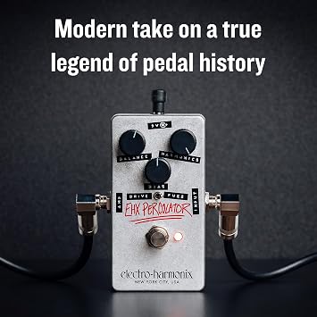 Electro-Harmonix EHX Percolator Harmonic Saturator Fuzz and Overdrive Pedal