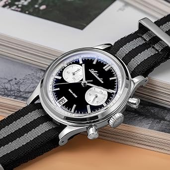 ADDIESDIVE 2025 New Watch of Men 60min Chronograph Quartz Wristwatch Bubble Mirror Glass Luminous Waterproof Men's Watches 38mm AD2095