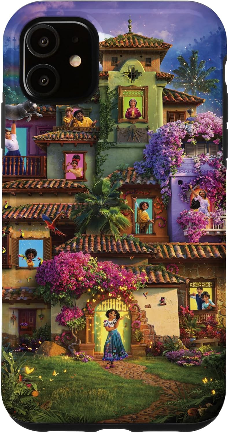iPhone 14 Disney Encanto Madrigal Whole House Poster Case