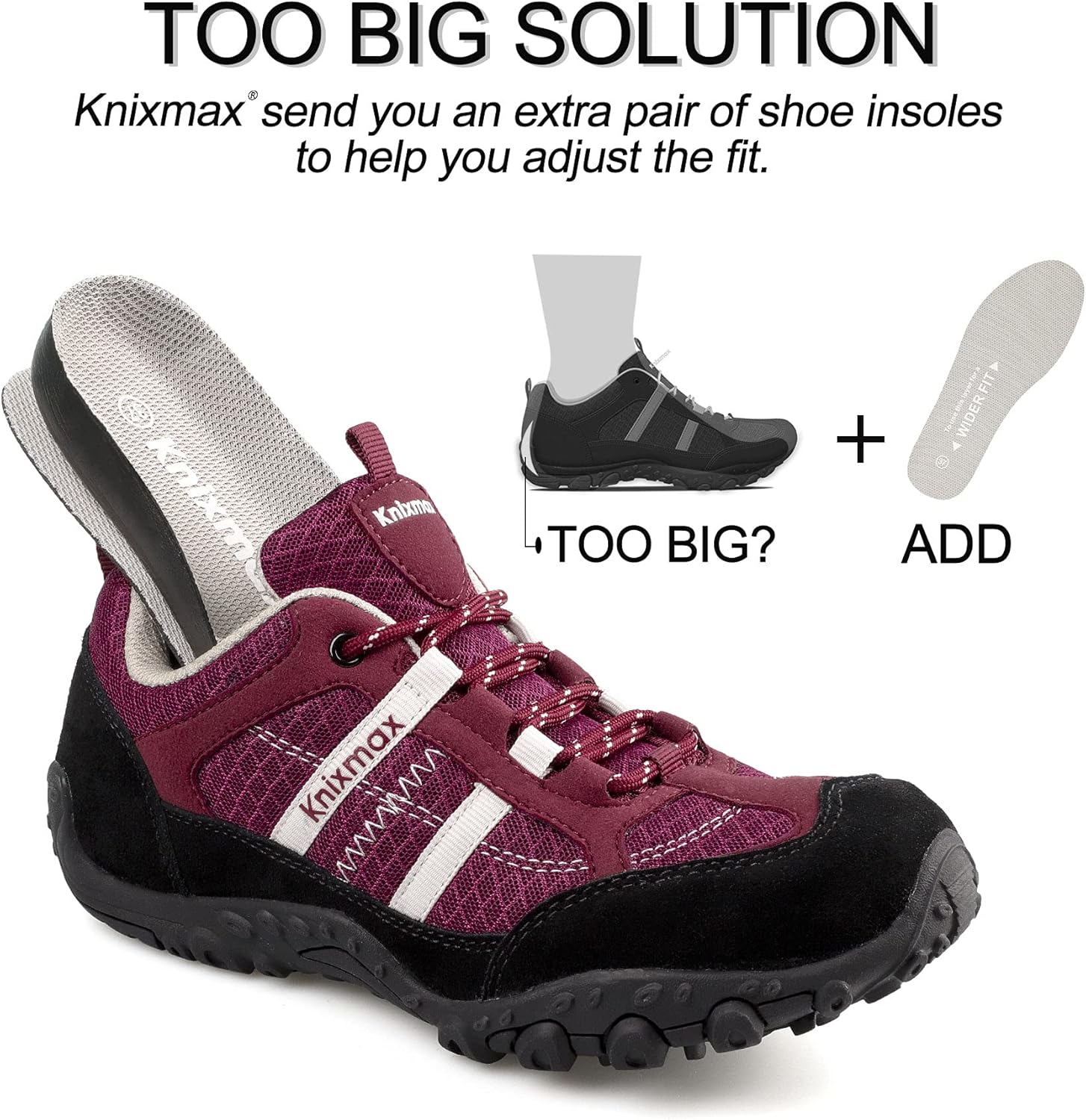 Knixmax Womens Hiking Shoes Lightweight Non-Slip Climbing Trekking Sneakers for Woman Camping Backpacking Shoe Summer Hiker Shoes - Image 6