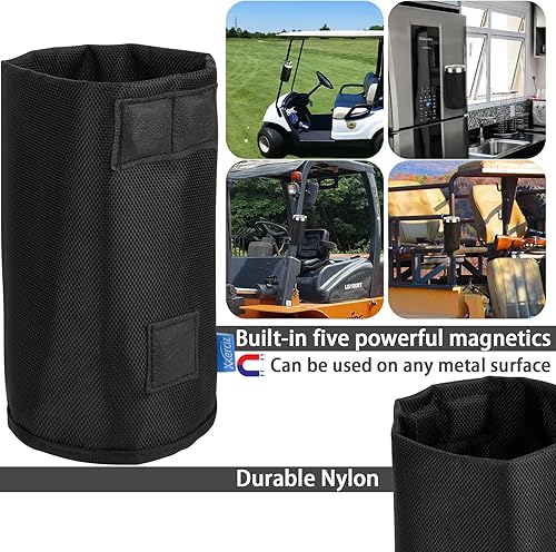 Miniatura 3 de Xxerciz Portavasos magnético para carrito de golf, organizador de telémetro, soporte para botella de bebida, caja de herramientas, carretilla