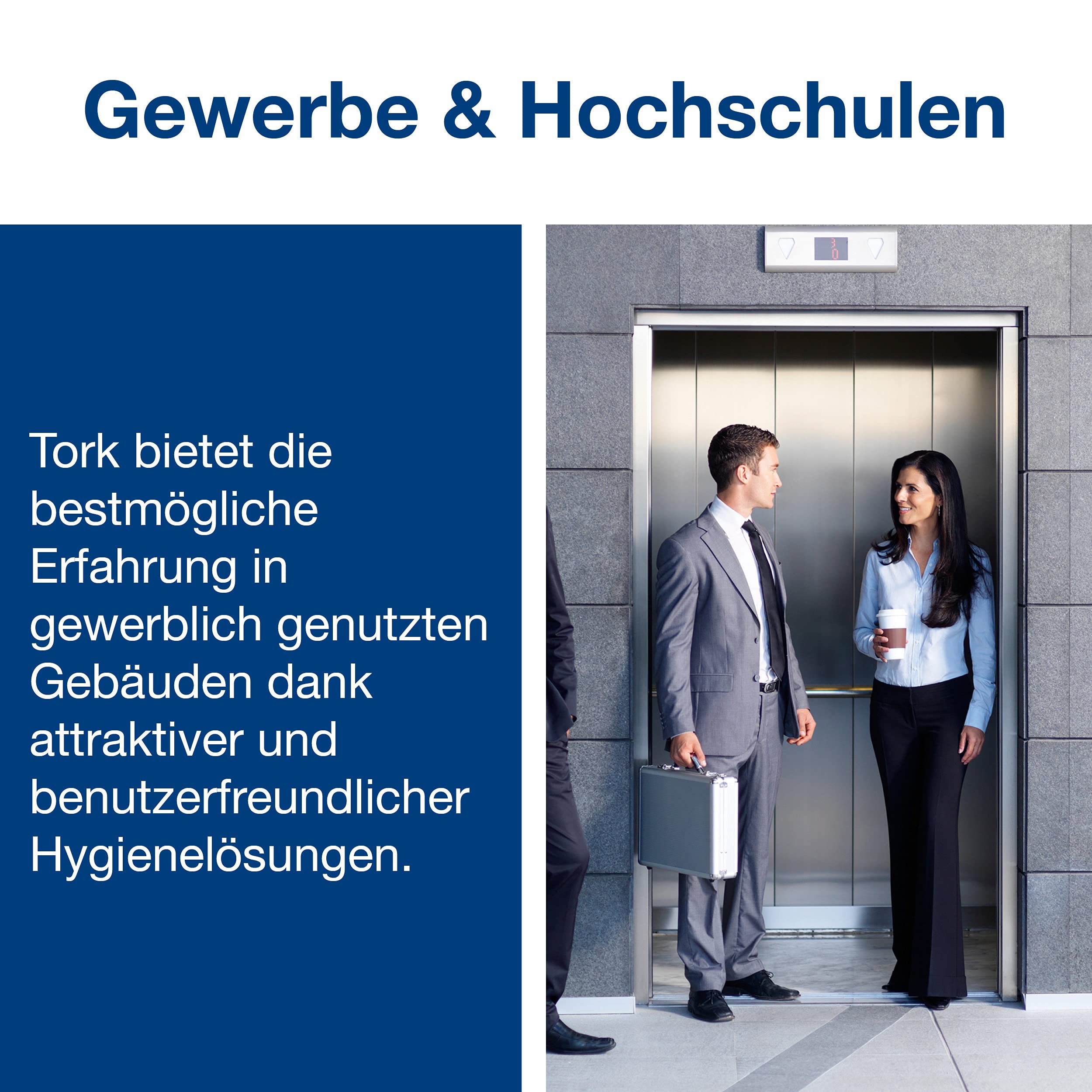 Tork 101240 Starke MehrzweckPapierwischtücher für das M2 Innenabrollung Spendersystem / 2-lagiges stabiles Papier in Weiß, 6 x 160 Meter