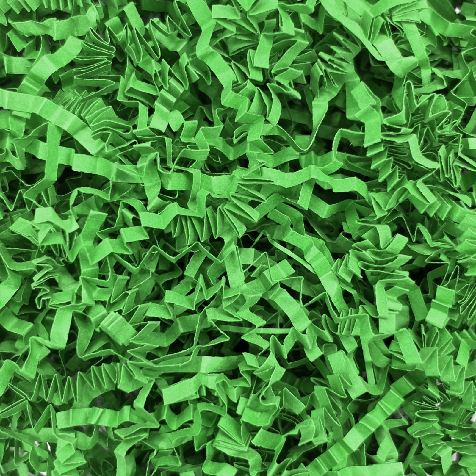 Parrot Green Crinkle Cut Paper Shred Filler, 1 LB Easter Basket Filler Shredded Paper, Confetti Stuffing for Basket Filling, Weddings, Halloween, Christmas, Birthdays, Gift Wrapping, Stuffer Party Supplies