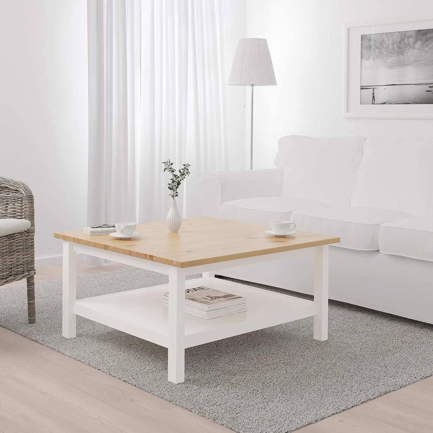 IKEA HEMNES Coffee Table in a living room setting
