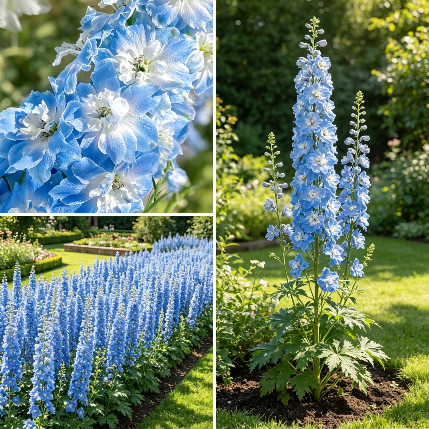 Delphinium（Larkspur） Seeds –Hardy,Perennial,Vibrant Floral Display Garden