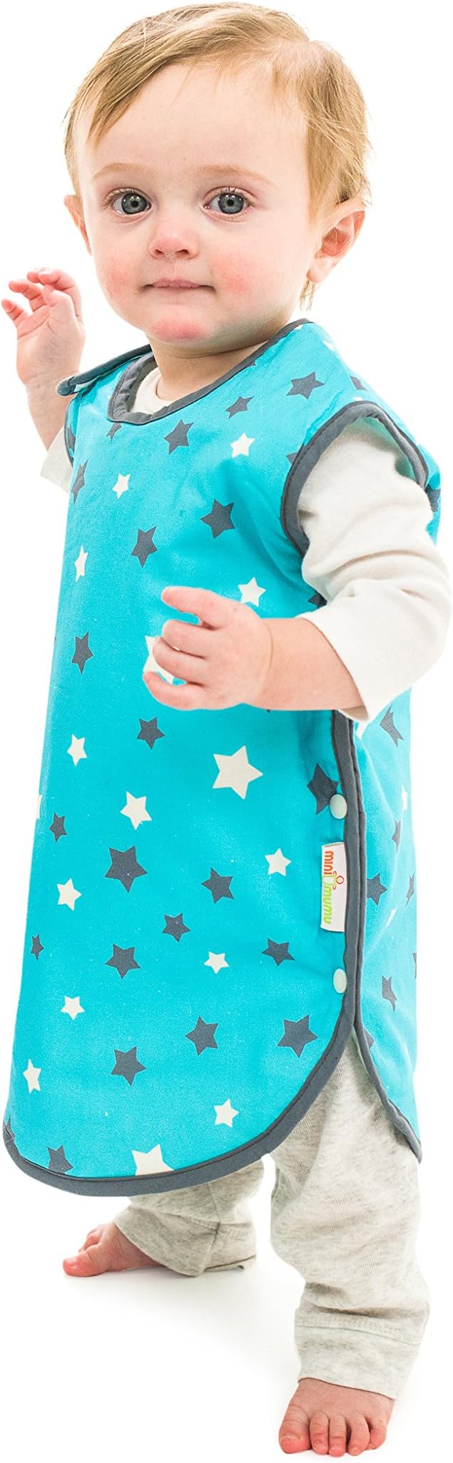 Open Bottom Wearable Blanket Sleep Sack for Baby Toddler, Rock Star (Small)