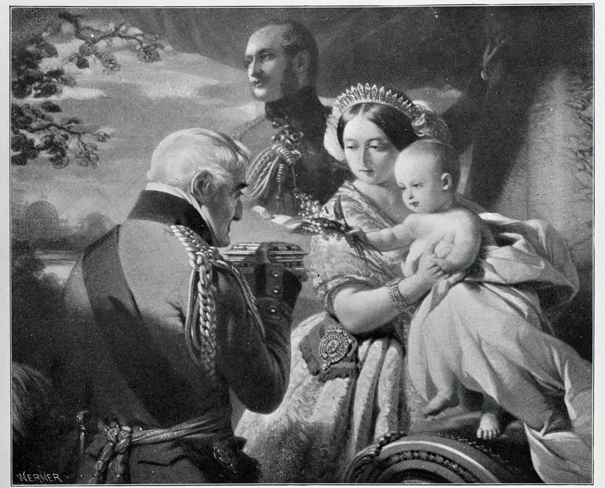 Cuadro en lienzo il primo maggio de Xaver Winterhalter decoracion para oficina de 60x90cm 5