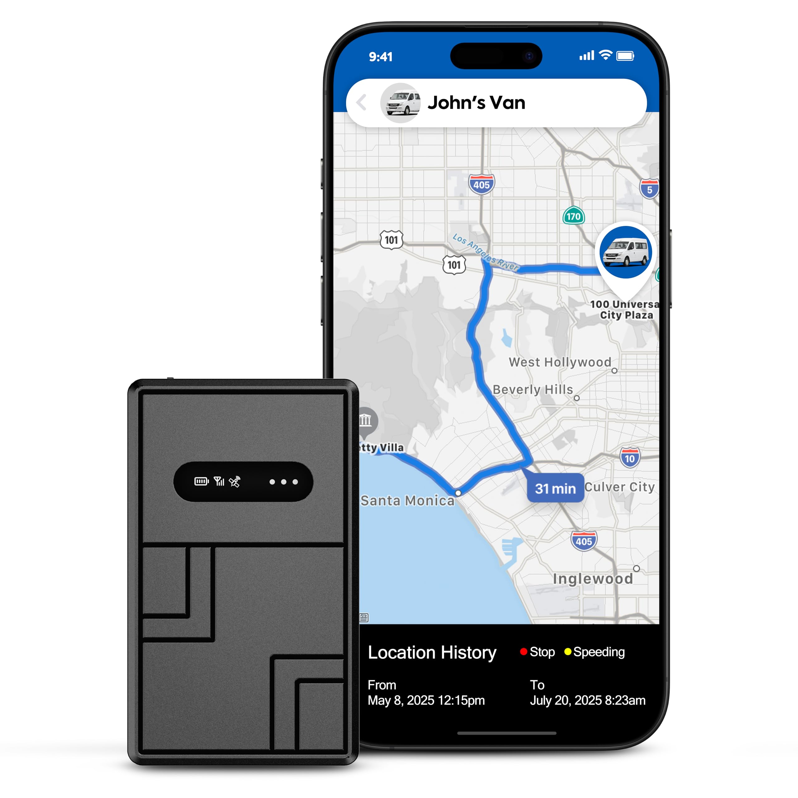 GPS Tracker for Vehicles, Up to 45 Days Batt., Waterproof Magnetic, 4G LTE & 2G, Real-Time GPS Tracking, Subscription Required, Multi Alerts, Rechargeable GPS Tracker ZT-30-image-7