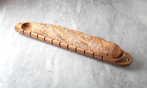 Miniatura 3 de Ironwood Gourmet Inglete de baguette de avignon madera de acacia 175 x 35 x 2625 pulgadas