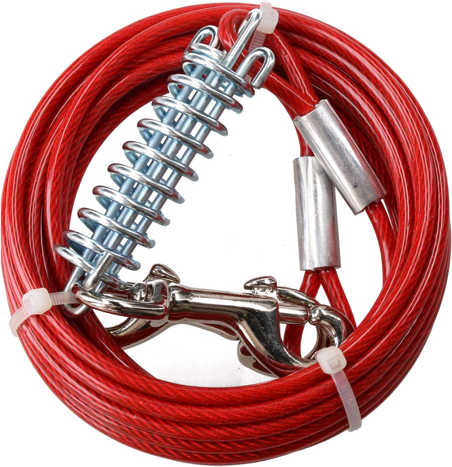 AB Tools 10ft/ 3M Weather Resistant Strong Secure Pet Dog Tie-Out Cable