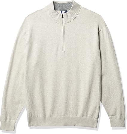 Half-Zip Sweater, Oatmeal Heather 