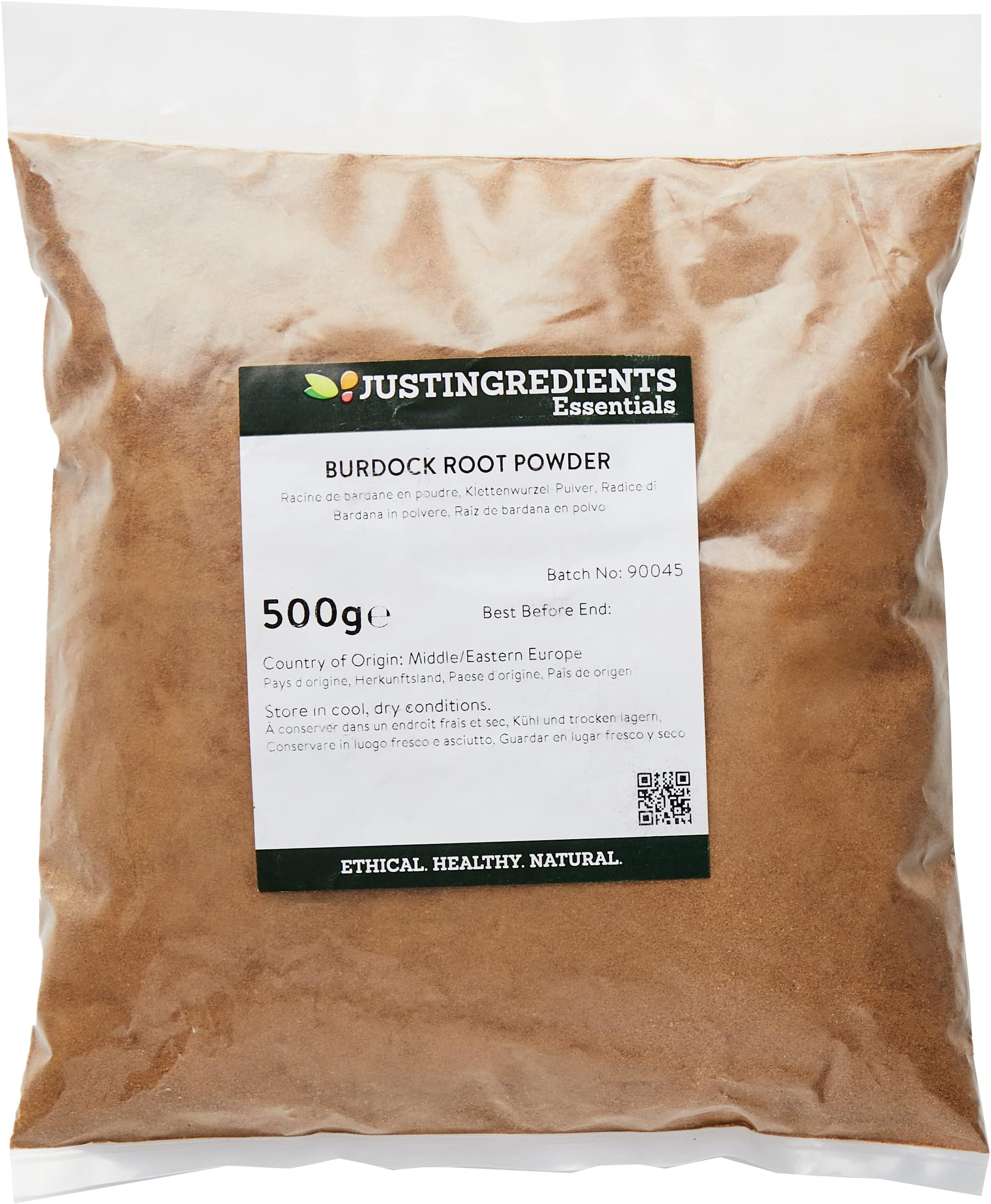 JustIngredients Burdock Root Powder 500 g