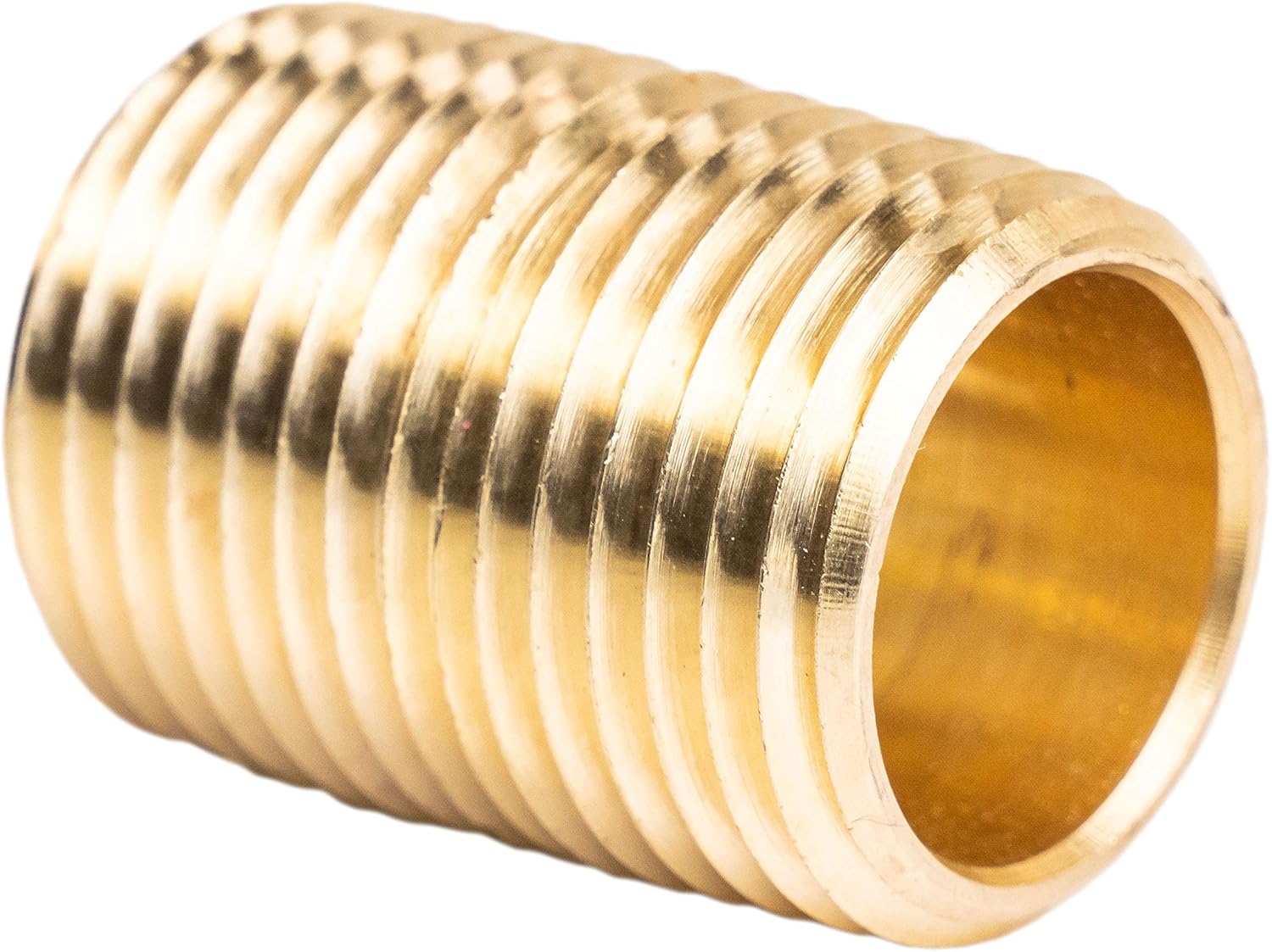1/2" NPT X Male Close Pipe Nipple Threaded Brass Fitting Pipe Connector Single 112F