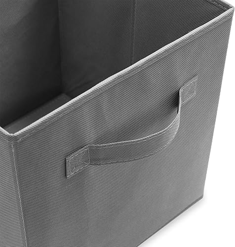 Miniatura 3 de Casafield juego de 6cubos de almacenamiento plegables de tela, canastas de tela plegables de 11pulgadas, para estantes, cubos organizadores