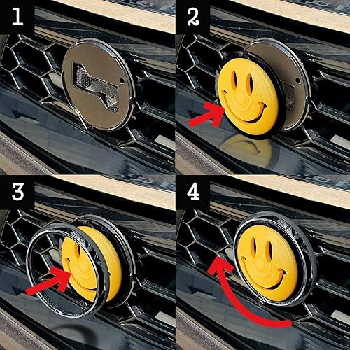 Miniatura 5 de Insignia 3D elefante (gris), insignia de parrilla de 3 pulgadas, mini Cooper, detalles realistas y elegantes de impresión 3D de plástico (PLA) en