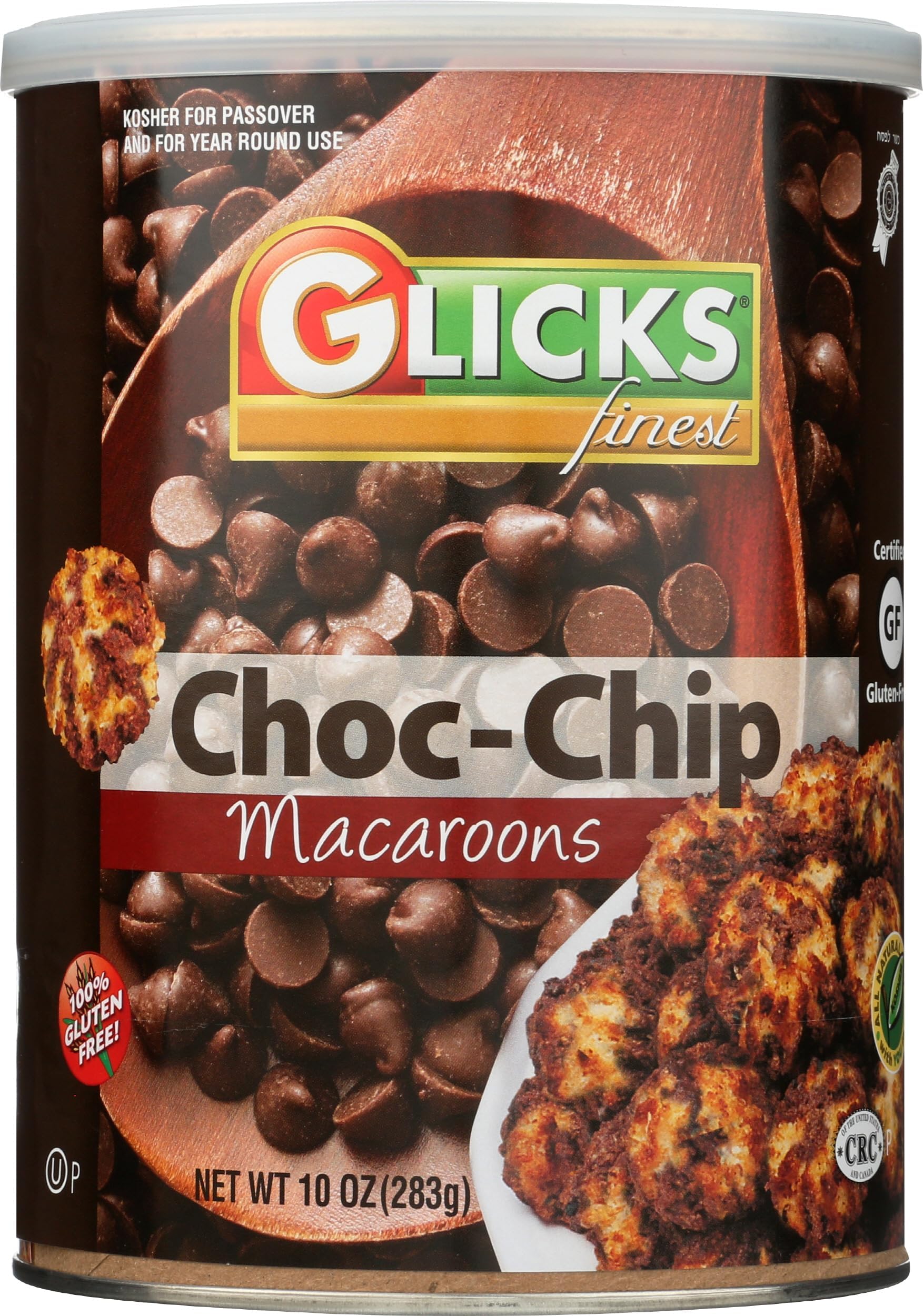Glicks, Macaroon Chocolate Chip, 10 Ounce