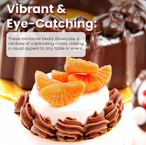 Miniatura 5 de NY Spice Shop Orange Slices Jelly Candy - Caramelo de fruta de gelatina de 8 onzas - Rebanadas de naranja secas - Rebanadas de naranja confitada de