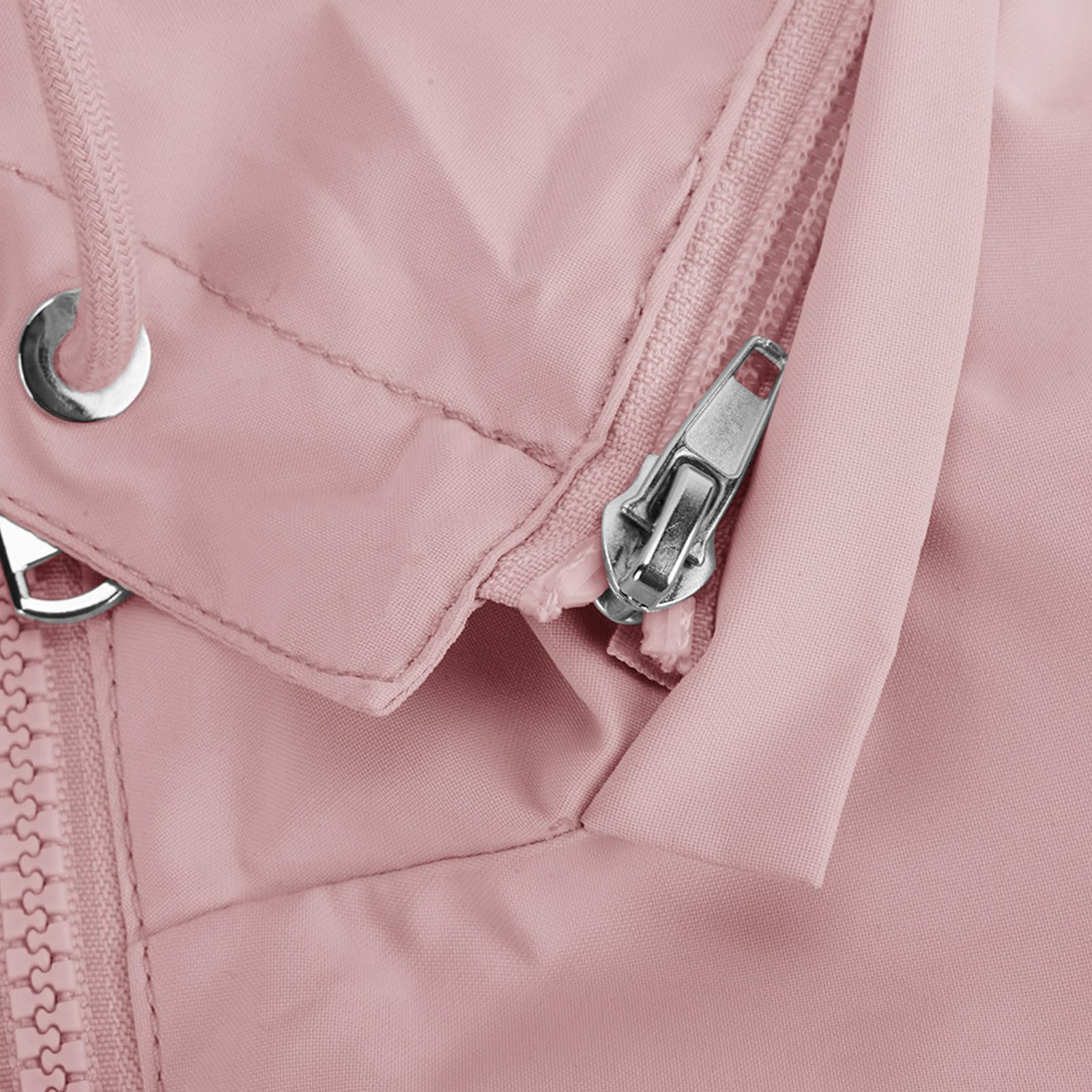 Genérico Chaqueta De Mujer-Chaqueta Impermeable Ligera Para Mujer Impermeable Con Capucha Para Actividades Al Aire Libre