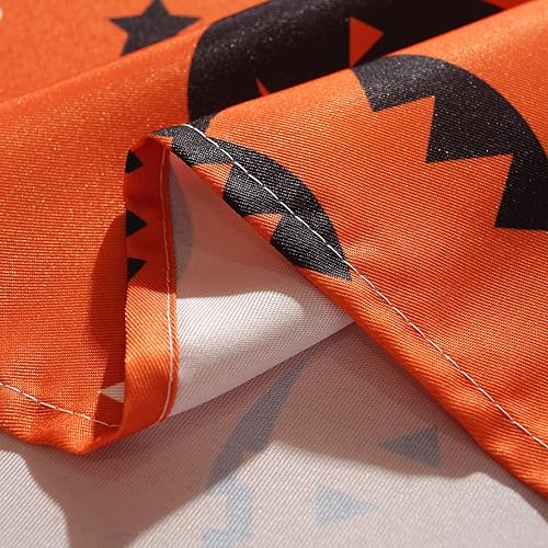 Miniatura 7 de Holloween Mantel para mesas rectangulares, resistente a derrames y a las arrugas, de poliéster, oblongo, lavable a máquina, para mesas de comedor,