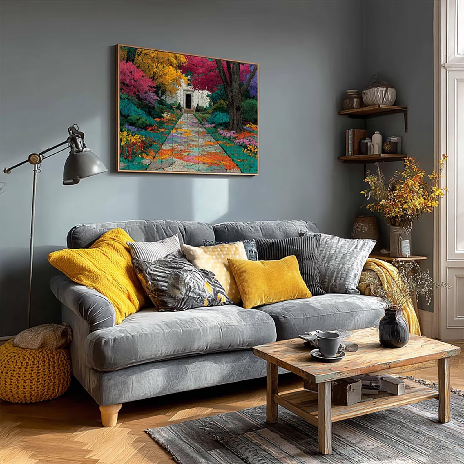 Puzzle 2000 elementów dla dorosłych drzewo, drewniane puzzle, 99 x 71 cm, części ściśle do siebie pasują, dla mężczyzn, kobiet, starszych seniorów, dekompresji, letnia dekoracja ścienna, prezenty