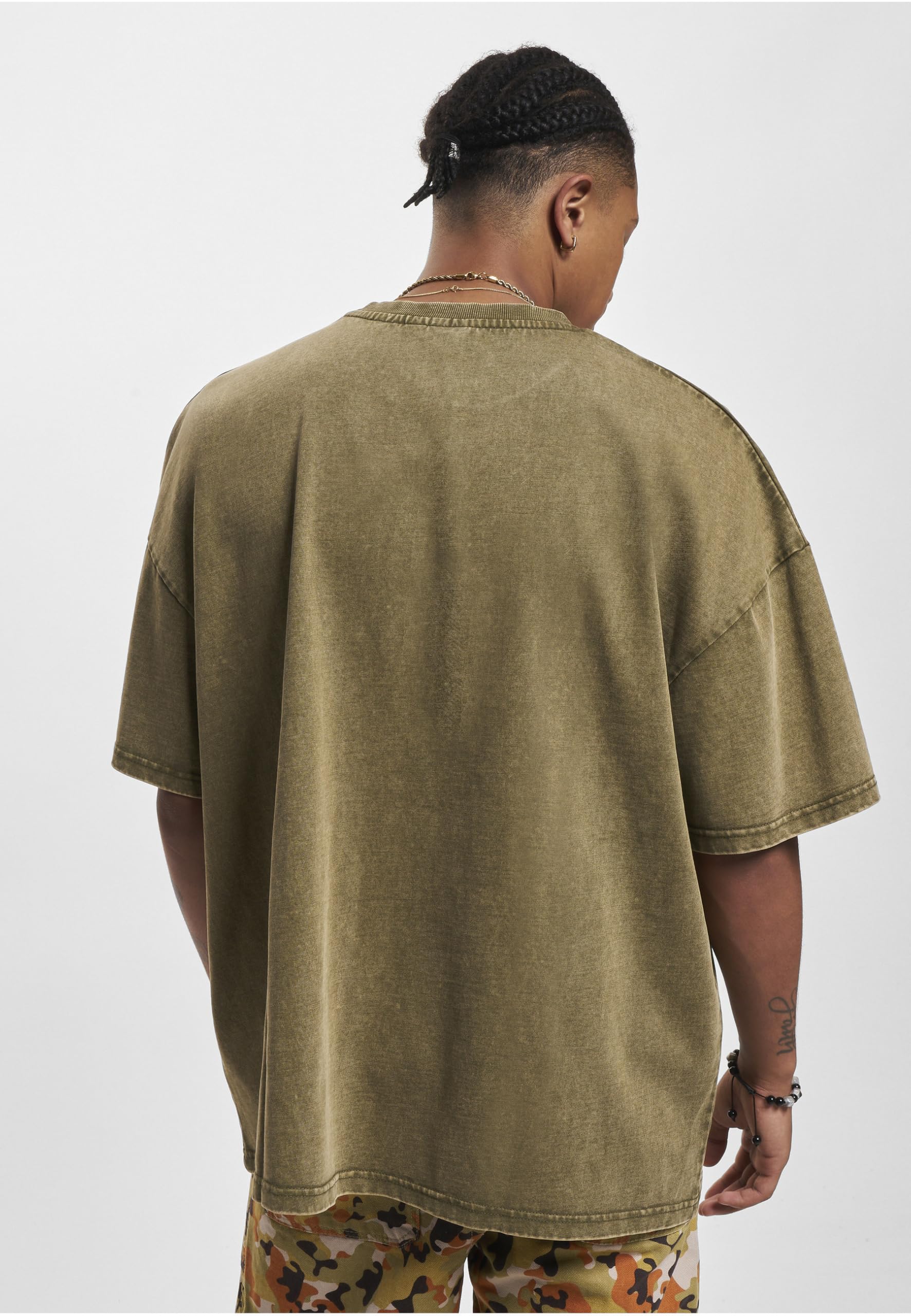 Karl Kani Herren KM234-057-1 KK Small Signature Heavy Jersey Washed Boxy Tee
