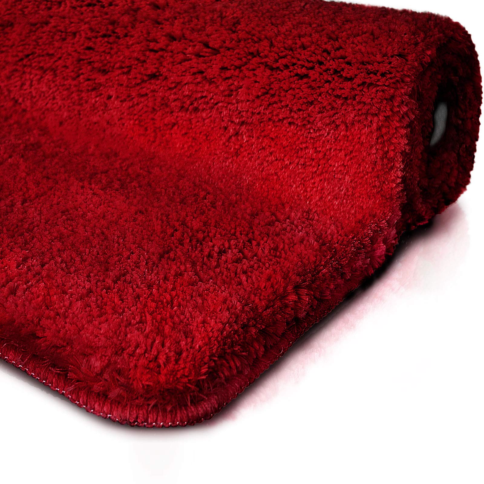 Tapis de bain ultra-doux dos antidérapant casa pura bordeaux