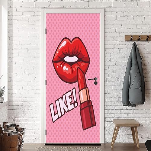 Miniatura 9 de Adhesivo para puerta, máquina de juego isométrica, diseño de arcade, diseño retro, tecnología de los años 80 y 90, mural, autoadhesivo, despegar