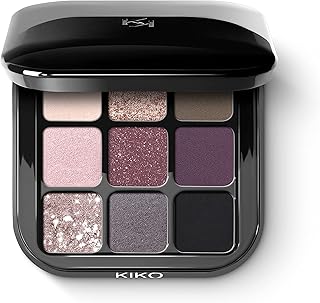 Kiko Milano Glamour Multi Finish Eyeshadow Palette | 9 Eyeshadows In Different Finishes