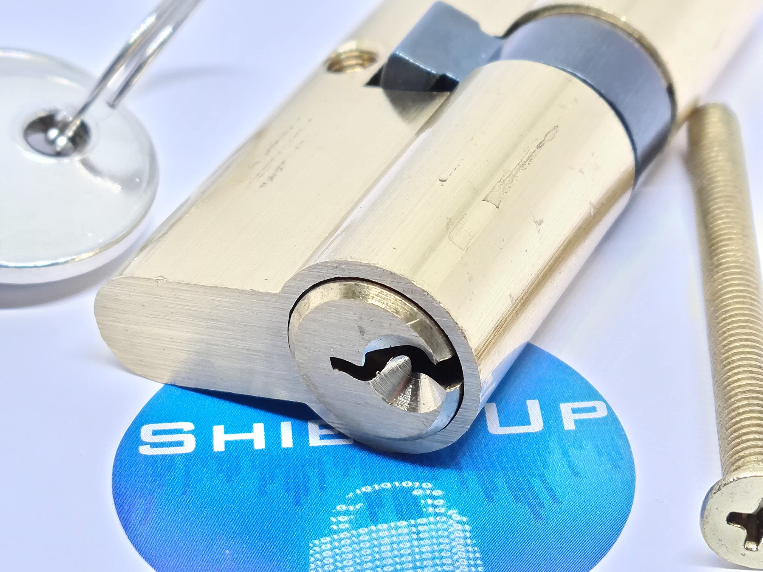 ShieldUp Brass 35T/35 Thumb Turn Euro Cylinder Lock 70mm - Image 3