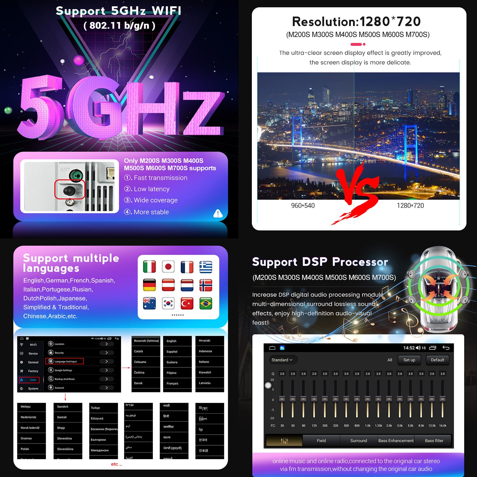Android 14 Double Din samochodowe radio stereo do N-ISSAN TEANA 2013-2018 nawigacja GPS nawigacja satelitarna 9-calowy multimedialny odtwarzacz wideo wbudowany DSP FM BT Wifi SWC 4G 5G Carplay Plug