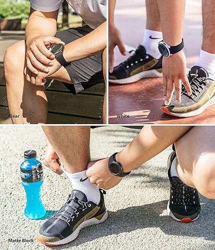 Miniatura 8 de Ringke Funda delgada 2 unidades compatible con Samsung Galaxy Watch 4 Classic de 1.654in, Watch4 Classic Bisel Solo marco Cubierta rígida de PC