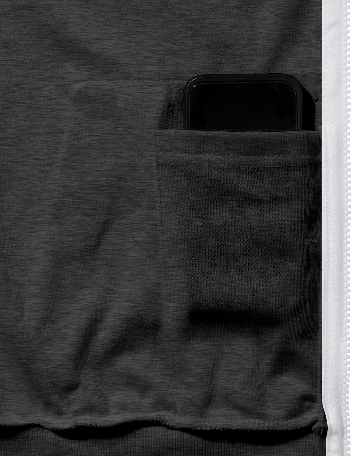 GIVON Men's Zip Up Hoodie Lightweight Baseball Raglan Hooded Sweatshirt - Image 6