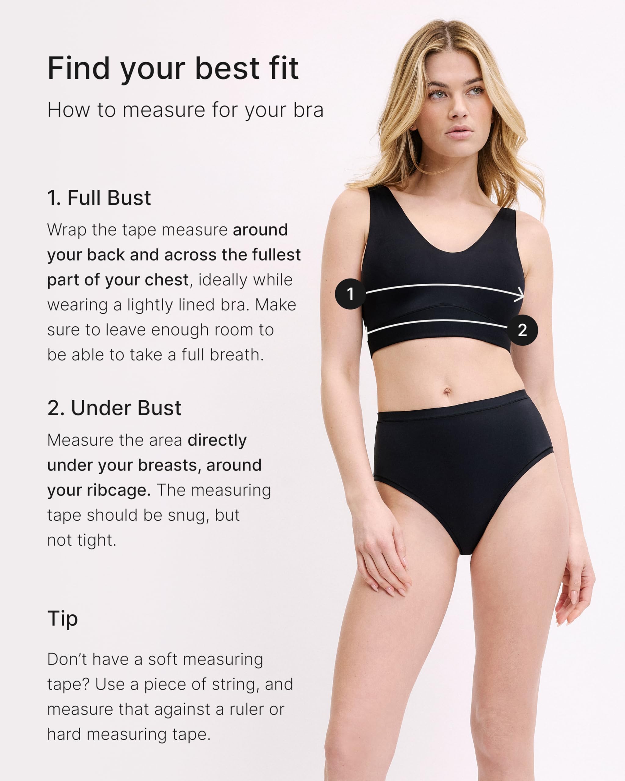 Harper Wilde Bliss Bralette – Brassière à col en V ultra douce et légère – Soutien-gorge sans armatures pour femme