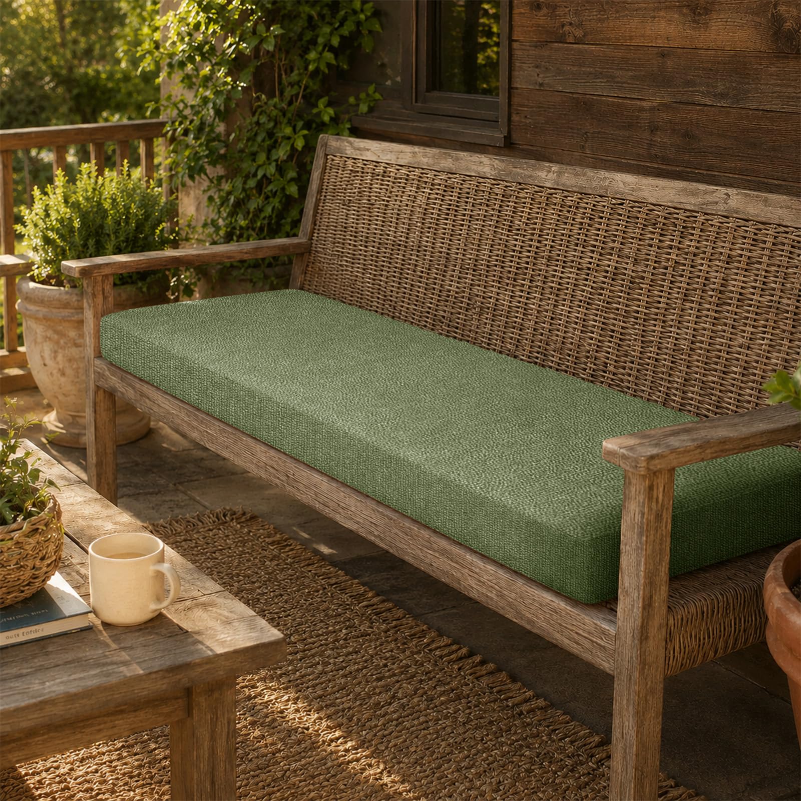 Bench Cushion Outdoor,Versatile Outdoor Bench Cushion,Indoor Seat Pad