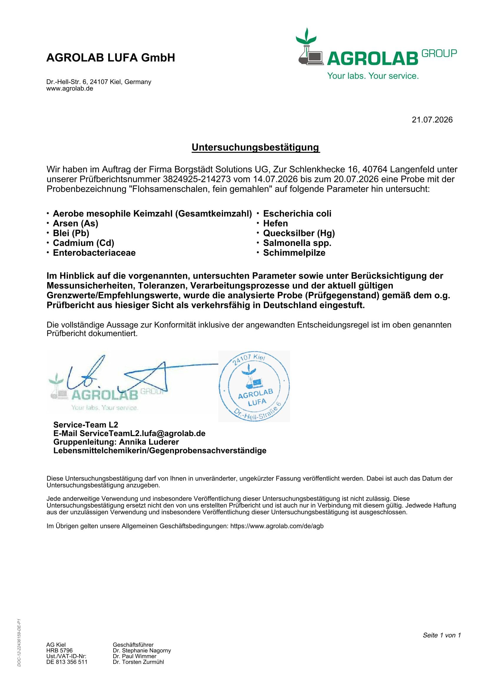 Flohsamenschalen fein gemahlen, naturrein, 2 x 1 kg, ohne Zusatzstoffe