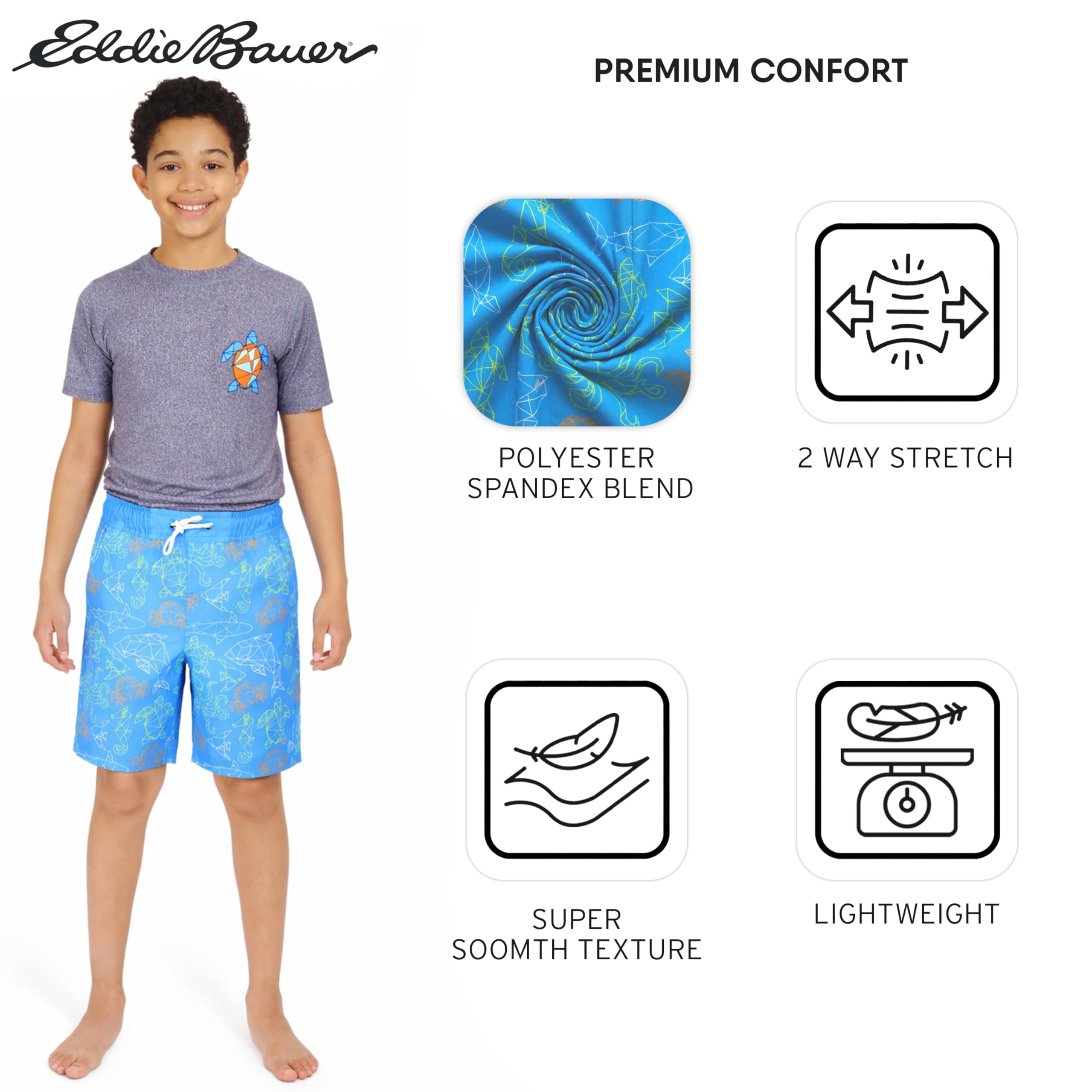 Eddie Bauer Maillot de Bain Garçon