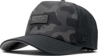melin Odysea Brick Hydro, Performance Snapback Hat | Water-Resistant Baseball Cap for Men & Women