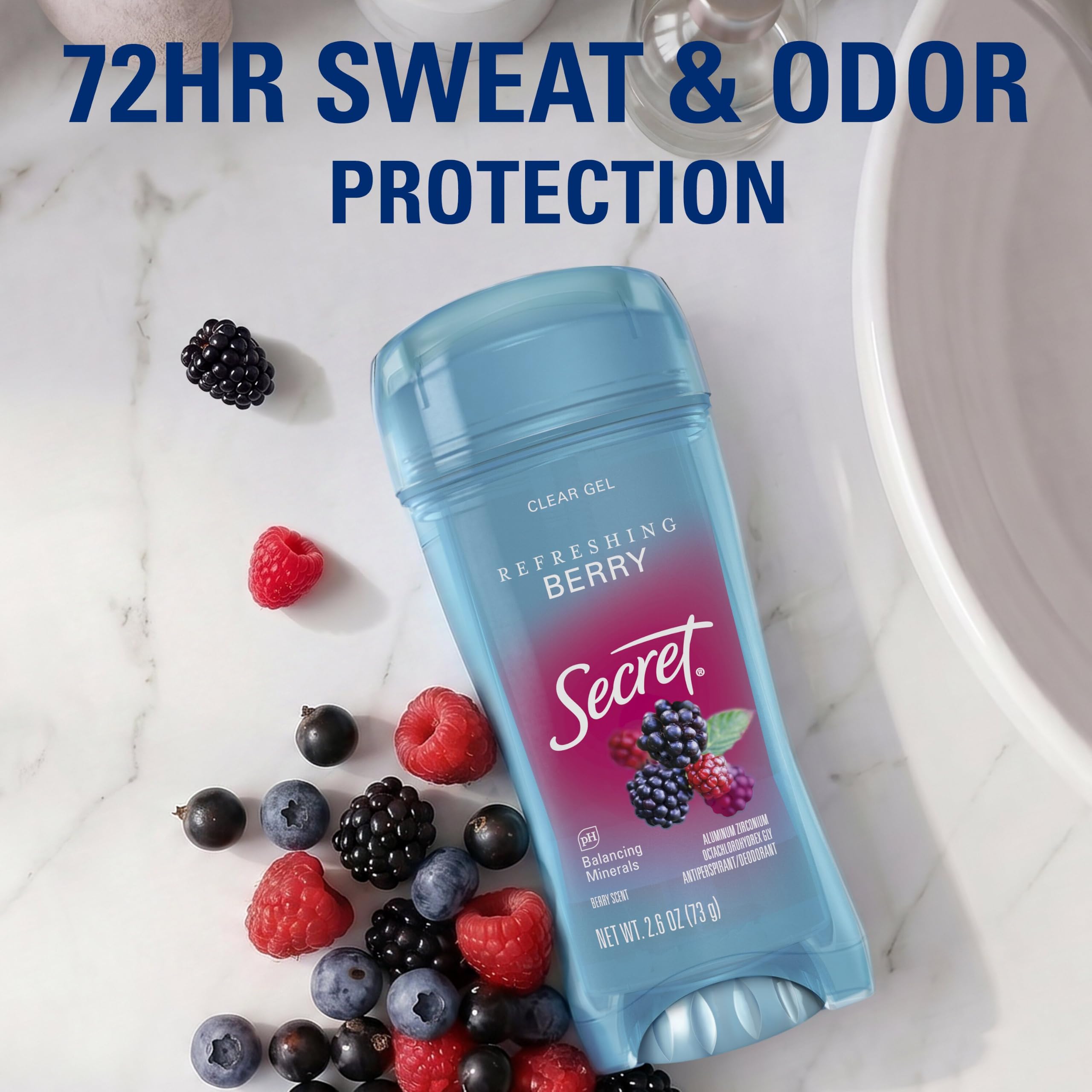 Secret Scent Expressions So Very Summerberry Clear Gel Antiperspirant/Dezodorant, 160ml (Pack of 2), So Very Summerberry, 150ml