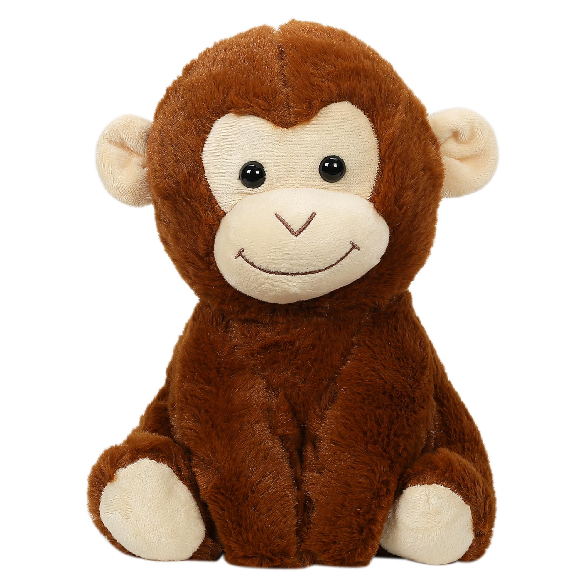 STRIDERS Furry Pal 10 Inch Super Soft Brown Monkey Sitting Plush Toy and Lifelike Perfect Gift for Kids and Collectors (B0D7C445WK) Amazon Price History, Amazon Price Tracker