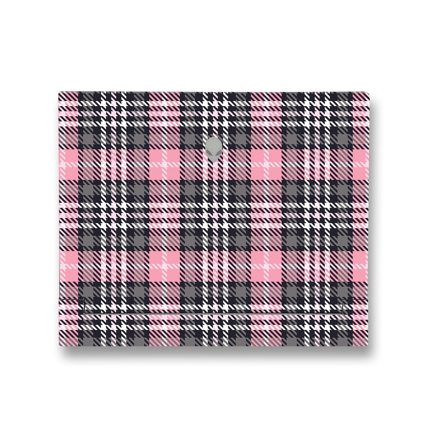 MightySkins Skin Compatible with Alienware X14 R2 (2023) Full Wrap Kit - Pink Plaid | Protective, Durable, and Unique Vinyl Decal wrap Cover | Easy to Apply &amp; Change Styles | Made in The USA