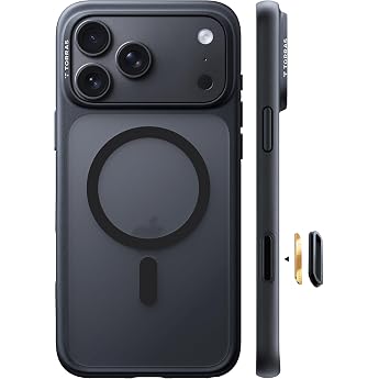 TORRAS Guardian-Mag for iPhone 18 Pro Max Case for MagSafe Case, Black | Super strong magnetic force, military protection, sc
