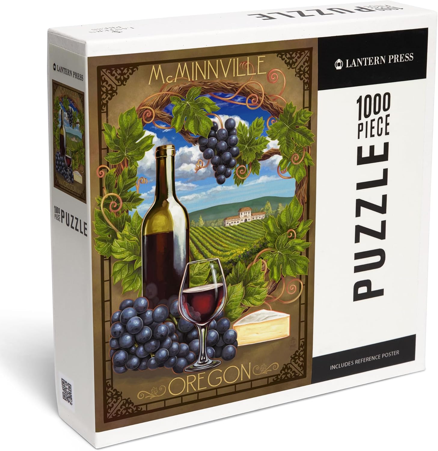 McMinnville, Oregon, Pinot Noir (1000 Piece Puzzle, Challenging Jigsaw Puzzle for Adults, Made in USA)