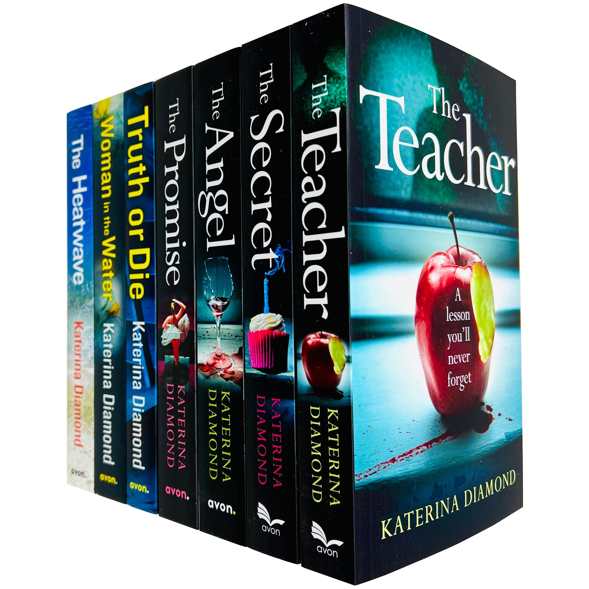 DS Imogen Grey Series Books 1 - 7 Collection Set by Katerina Diamond (Teacher, Secret, Angel, Promise, Truth or Die, Women in the Water & Heatwave)