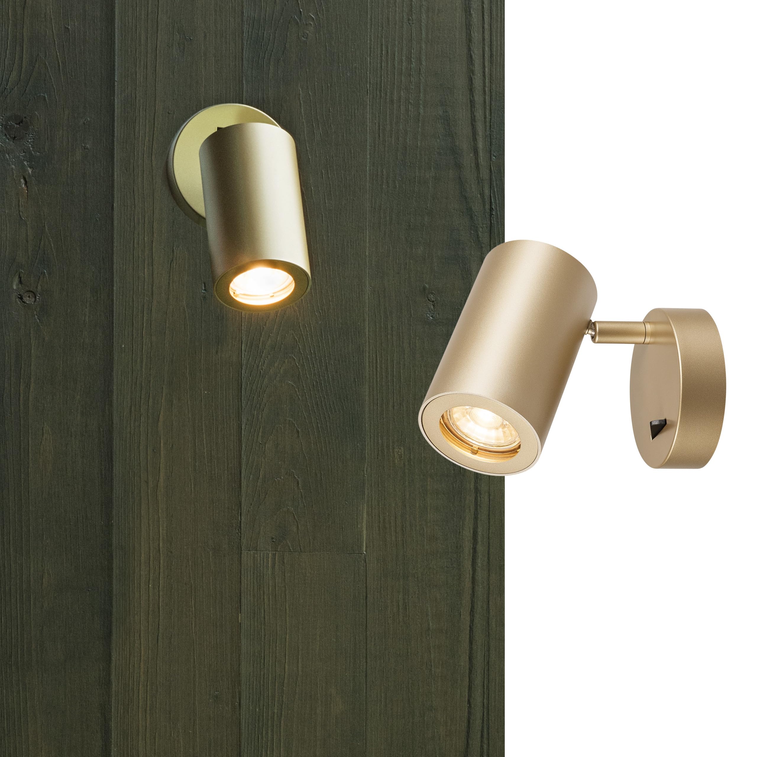 Enola LED Surface-mounted Wall Light Round S Single Outdoor Anthracite - View #3